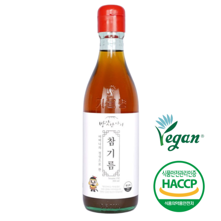 방앗간아이 고소한 통참깨 100% 착한참기름 350ml