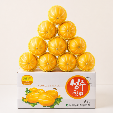 [유수담] 성주 참외 고당도 프리미엄 꿀참외 가정용 선물용 2kg 5kg 개별망포장