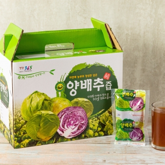  ⁂ [경원건강원] 저온중탕 양배추브로콜리당근즙105ml 30봉