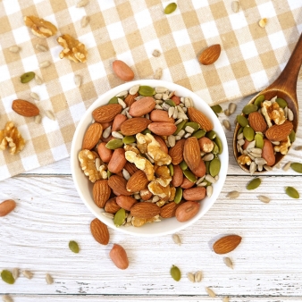 견과류 400g 5종류 볶은아몬드, 볶은땅콩, 호두, 호박씨, 해바라기씨 방앗간아이