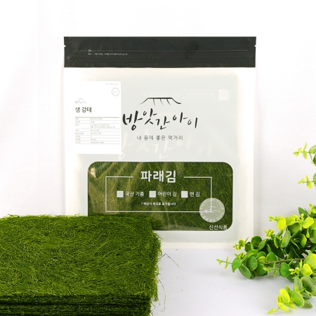 방앗간아이 참기름 들기름만 바른 양념 감태 5매 자연산 생감태 5매