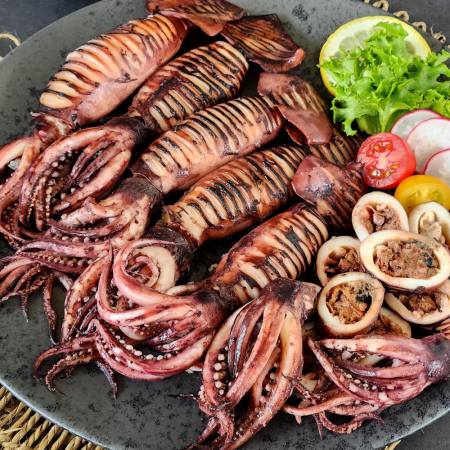★5%할인쿠폰★자연산 채낚기 생물 오징어 급냉 통찜오징어 5-8미 1kg