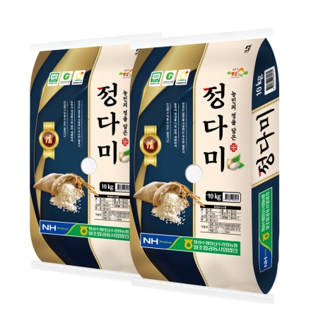 [2025년 햇수확] 경기 수원 정다미 20kg (10kg x 2포)